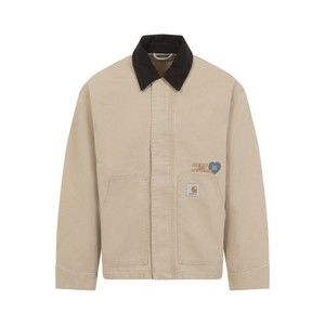 Carhartt Wip Classic Workwear Jacket With Bold Graphic Print - NWT